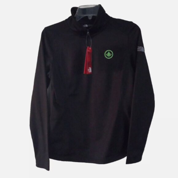 The North Face Women’s Jacket Sz S NWT Black Softshell 1/4 Zip Athletic Fit - Picture 4 of 13